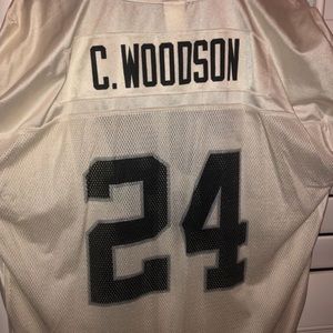 Vintage Raiders Charles Woodson jersey